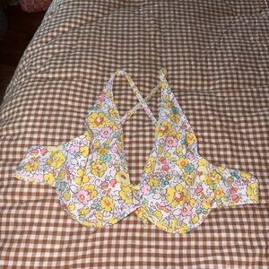Floral Bikini Top